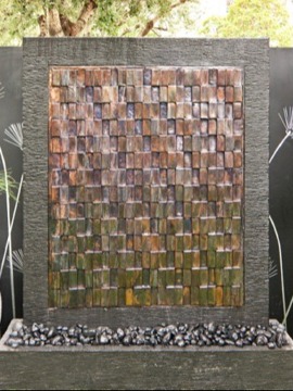 Water Wall – 3D Antique Squares